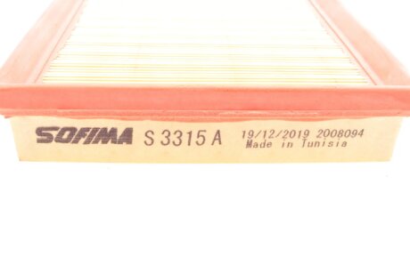 Фiльтр повiтряний sofima S3315A