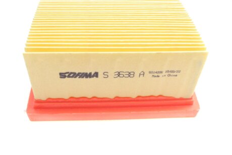 Фільтр повітряний sofima S3638A