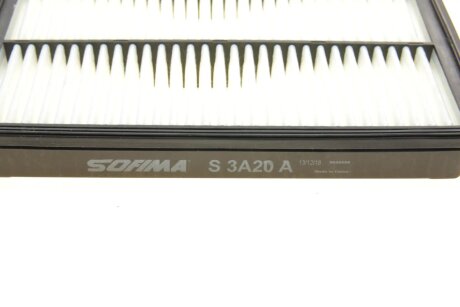 Фільтр повітряний HYUNDAI/KIA Santa Fe III/Sorento II 2.0 2.2 sofima S3A20A