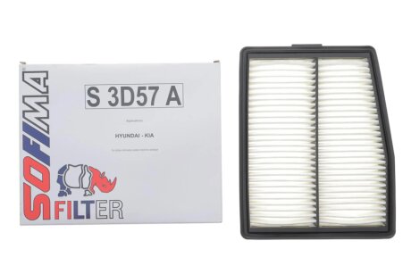 Фільтр повітряний HYUNDAI/KIA Sonata/Sorento/K5 Hybrid \'\'19>> sofima S3D57A