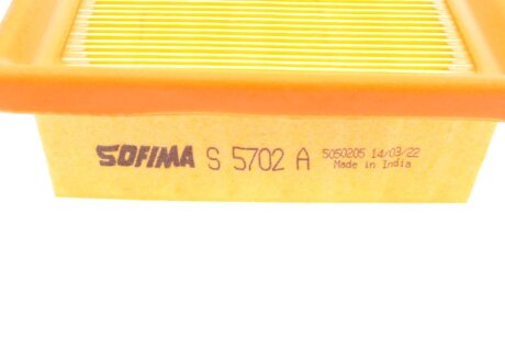 Фільтр повітряний CITROEN/MAZDA/FORD/PEUGEOT sofima S5702A