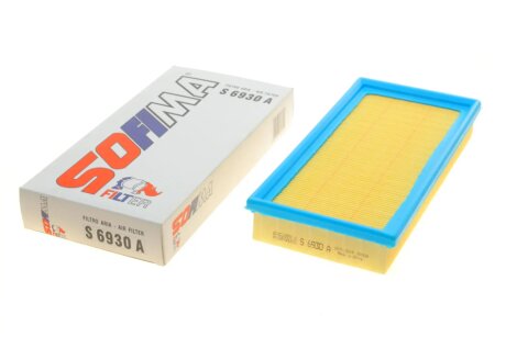 Фільтр повітряний VW/CHRYSLER ""1,8-2,4 ""89-01 sofima S6930A на Фольксваген Гольф 2