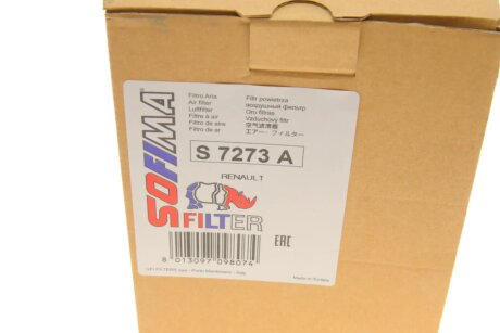 Фільтр повітряний sofima S7273A