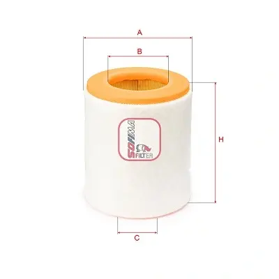 Фiльтр повiтряний sofima S7J38A