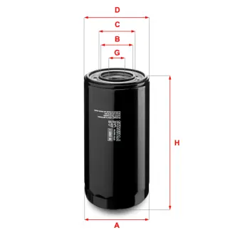 Фiльтр оливний sofima S5003DR