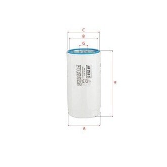 Фільтр паливний sofima S4163NR