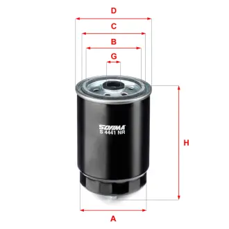 Фільтр паливний sofima S 4441 NR