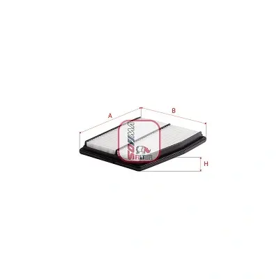 Фільтр повітряний HYUNDAI/KIA Sonata/Sorento/K5 Hybrid ''19>> Sofima ""S3D57A" (фото 1)