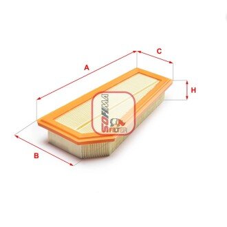 Фільтр повітряний M-B W204,W212 ""M271 ""07-16 sofima S3A60A на Мерседес E-Class A207/C207