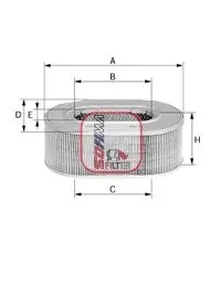Фільтр повітряний mitsubishi, 2,5, 82-89 sofima S9981A