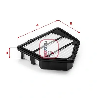 Фільтр повітряний sofima S3B62A