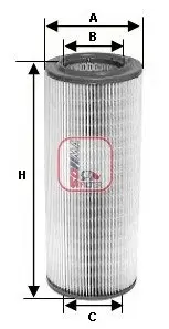 Фільтр повітряний Sofima S5410A