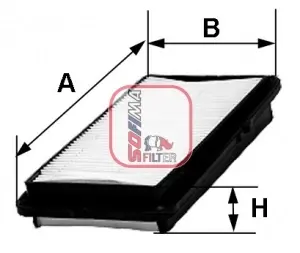 Фільтр повітряний Sofima S 9610 A