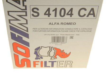Фільтр салону sofima S4104CA