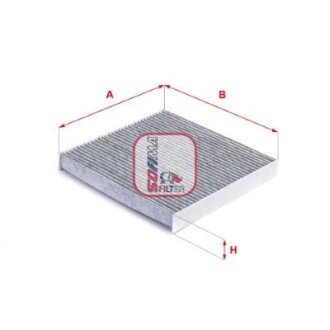 Фільтр салона sofima S 4306 CA на Хонда Цивик
