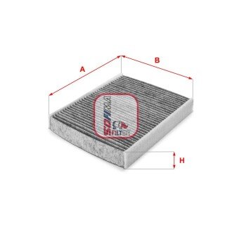 Фільтр салону FORD ""1,4 ""01-12 sofima ""S4115CA" на Форд Фьюжн