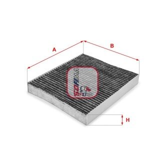 Фільтр салону VW/SEAT/SKODA/AUDI ""1,2-1,5 ""02-11 sofima ""S4114CA" на Мерседес G-Class w463