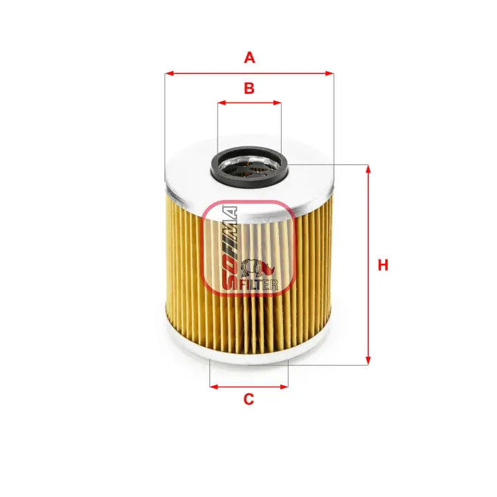 Масляный фильтр sofima S5541PO