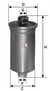 Паливний (топливный) фільтр sofima S1699B