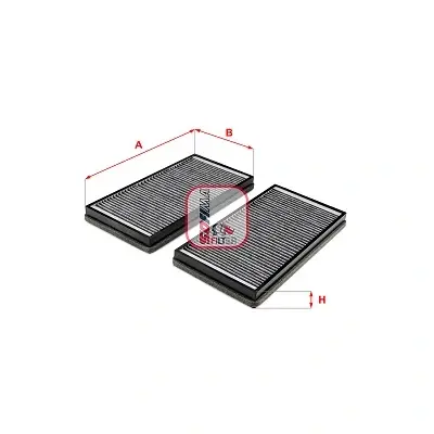 Угольный фильтр салона sofima S4446CA