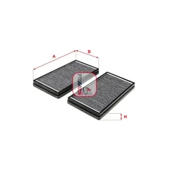 Угольный фильтр салона sofima S4446CA