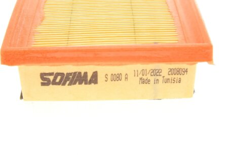 Повітряний фільтр sofima S0080A