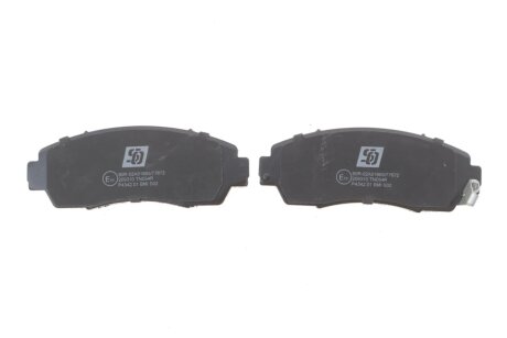 Комплект гальмівних колодок solgy 209310