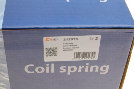 Пружина підвіски solgy 212076