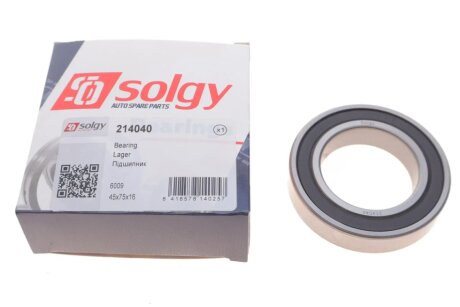 Подшипник (45x75x16) solgy 214040