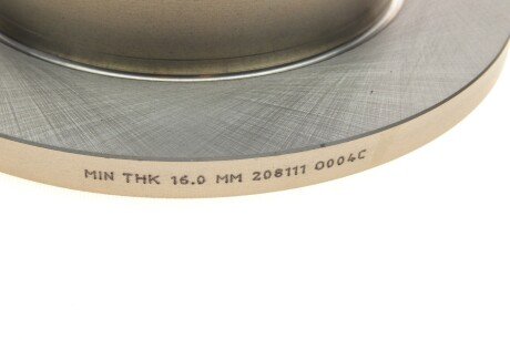 Диск гальмівний solgy 208111