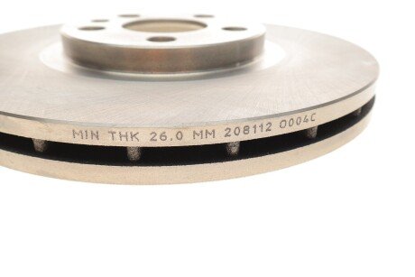 Диск гальмівний solgy 208112