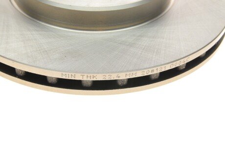 Диск гальмівний solgy 208121