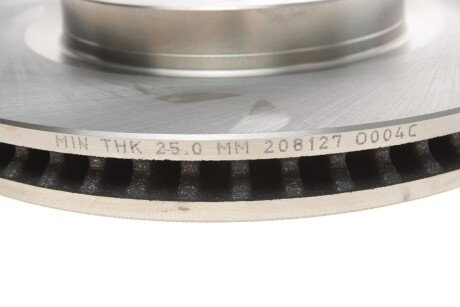 Диск гальмівний solgy 208127