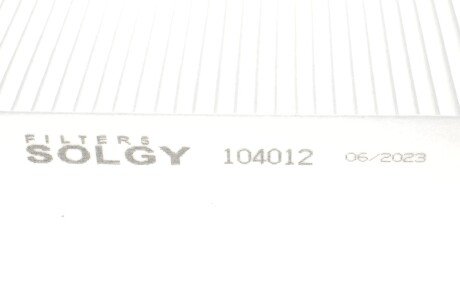 Фильтр салона solgy 104012