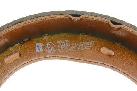 Колодки ручного (стоячого) тормоза solgy 209035