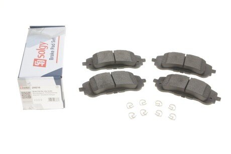 Комплект гальмівних колодок solgy 209216