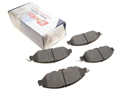 Комплект гальмівних колодок solgy 209244