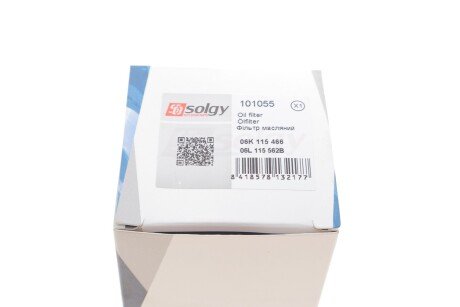 Масляный фильтр solgy 101055