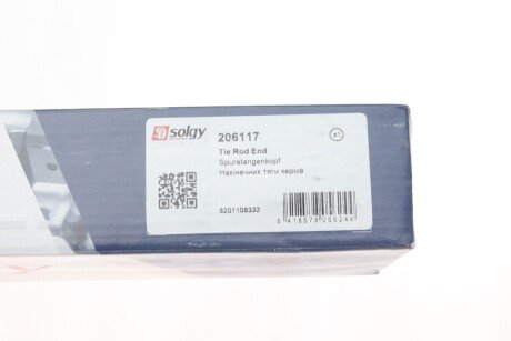 Накінечник кермової тяги solgy 206117