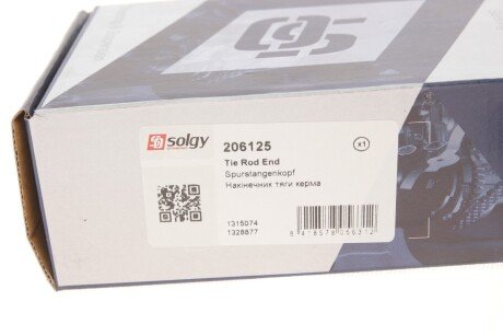 Накінечник кермової тяги solgy 206125