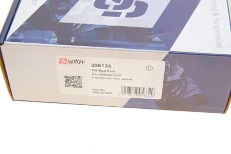 Накінечник кермової тяги solgy 206126