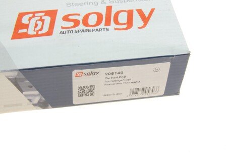 Накінечник кермової тяги solgy 206140