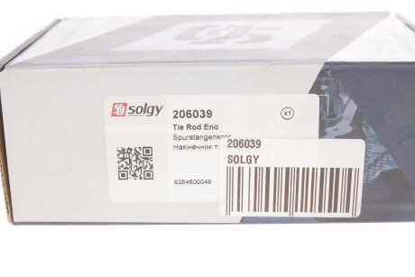 Накінечник кермової тяги solgy 206039