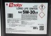 Олива моторна LONG LIFE SINTEX 5W-30 LS (20 L) solgy 504046