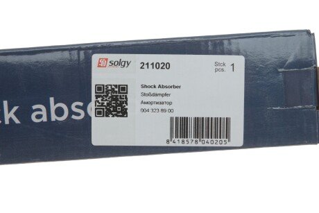 Передний амортизатор (стойка) solgy 211020