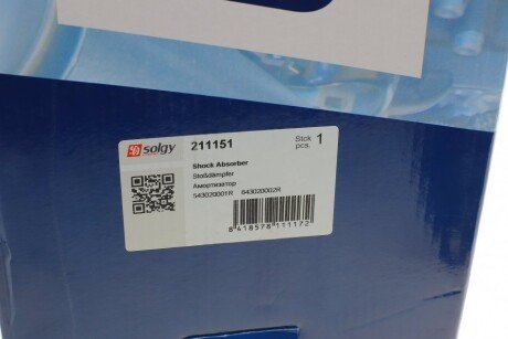Передний амортизатор (стойка) solgy 211151