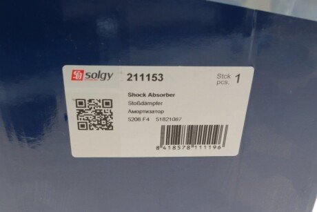 Передний амортизатор (стойка) solgy 211153