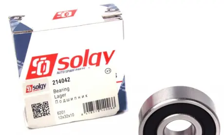 Подшипник (12x32x10) solgy 214042