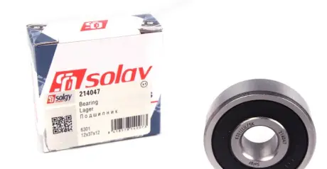 Подшипник (12x37x12) solgy 214047