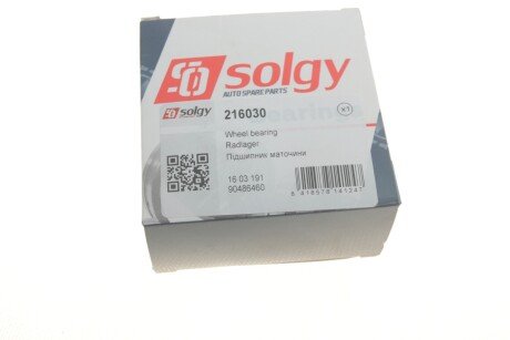 Подшипник ступицы solgy 216030